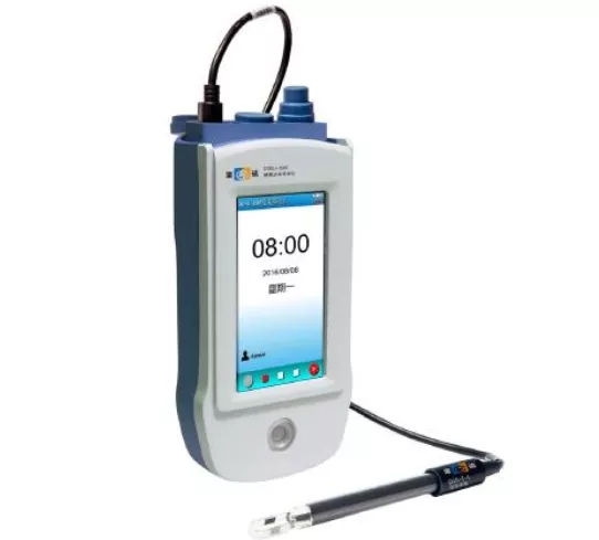 三方檢測水質(zhì)化驗超純水電導(dǎo)率檢測，雷磁DDBJ-350F型便攜式電導(dǎo)率儀產(chǎn)品介紹(圖1)